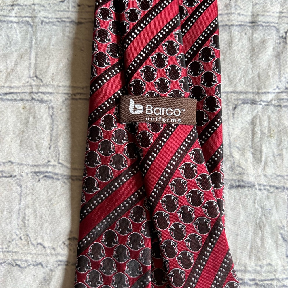 BARCO UNIFORMS RETRO (2) PATTERN MANAGER COLLECTION WEAR WENDY’S MENS NECKTIES - Picture 9 of 11